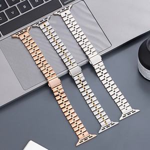 Cinturino da donna in metallo per orologio da polso 42/45/44/49mm sottile in acciaio inossidabile per <span class=keywords><strong>Apple</strong></span> <span class=keywords><strong>Watch</strong></span> Series 10 9 8 <span class=keywords><strong>7</strong></span> - Product Image 2