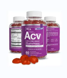 OEM/ODM elma şırası sirke Gummies sağlıklı sindirim, Vitamin Gummies,ACV Gummies destekler