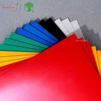 Panneau en mousse PVC sans cellules, finition mate, flexible, grand format 5x10, coloré, prix usine