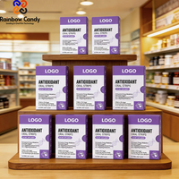 Complément alimentaire en bandes de film orales à dissolution rapide NAD+ de haute qualité, marque privée OEM, pour antioxydant avec CoQ10, Resvératrol et Vitamine C