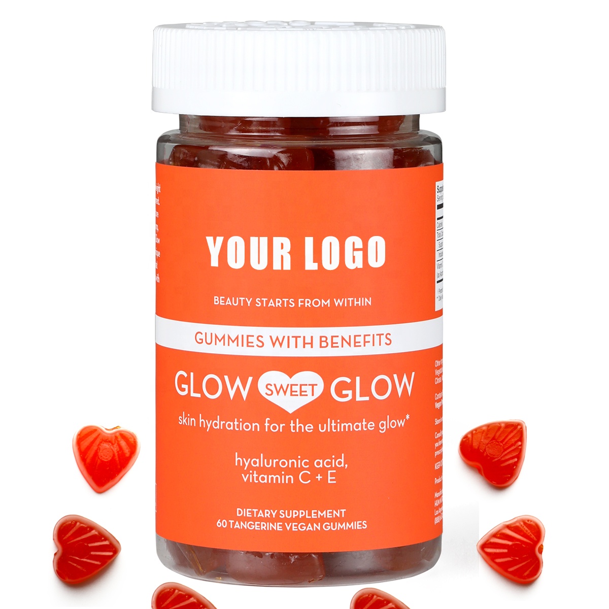 Биохакерские добавки съедобные уход за кожей Гиалуроновая кислота увлажнение кожи витамины gummies медведь