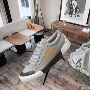 Chaussures tendance de haute qualité en gros, chaussures décontractées classiques en toile à lacets confortables pour hommes, légères et respirantes - Product Image 3