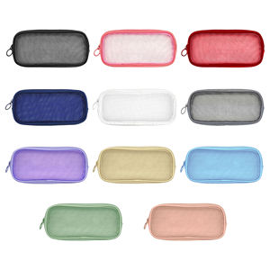 Bolsa de Cosméticos Transparente de Vinilo Impermeable con Cierre, para Viaje, Playa, con Logotipo Personalizado, Bolsa de Aseo Transparente - Product Image 1