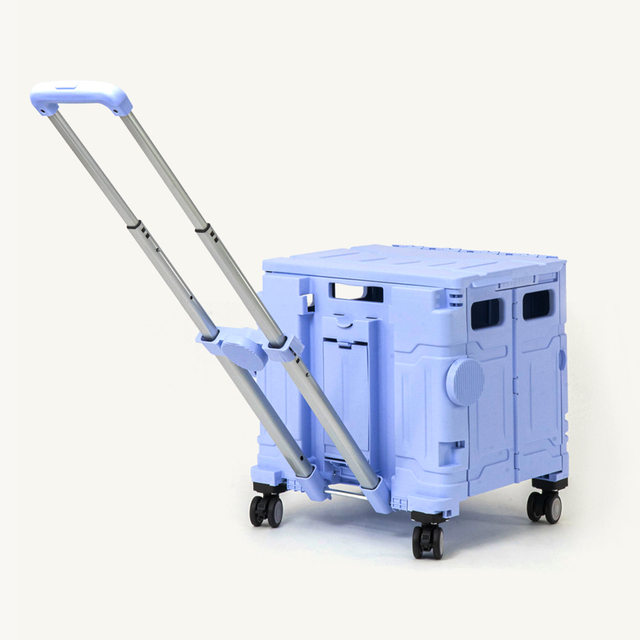Wholesale Supermarket Shopping Cart Trolley Utility Carts Travel Camping Mobile Portable Foldable Shopping Cart Shopping Trolley