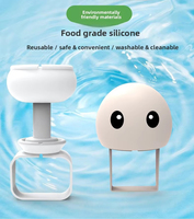 Enrouleur de câble en forme de pieuvre mignon pour chargeur, organisateur et support de câble flexible en silicone pour câble de données USB de téléphone