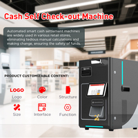 Kiosque de paiement en espèces en libre-service KER, machine de gestion des espèces, terminal de paiement pour les magasins de détail, caisse automatique