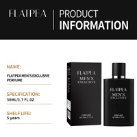 Parfum pour homme 1.7 FL.oz, notes fruitées, florales et boisées, design noir audacieux et masculin, sans alcool, vente en gros OEM ODM