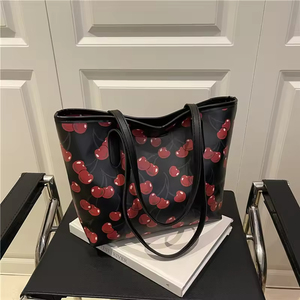 Bolsa de Mano Grande de PU, Plegable, de Alta Calidad, para Invierno, Verano y Otoño, de Moda, con Asa al Hombro, para Estudiantes Universitarios - Product Image 2