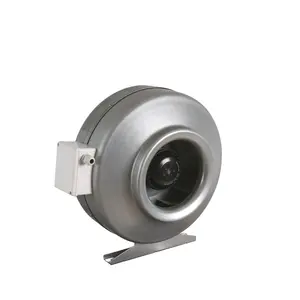 Aşırı ısınma Koruması Motor DPT C modeli Çoklu boyut Galvanizli Yuvarlak Metal Fan/inline Kanal Fan