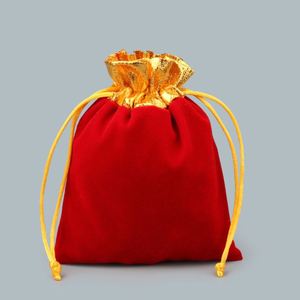 Bolsa de Terciopelo Personalizada de 8.5*18cm para Joyería, Bolsa de Regalo con Cordón para Teléfono Móvil y Joyas - Product Image 3