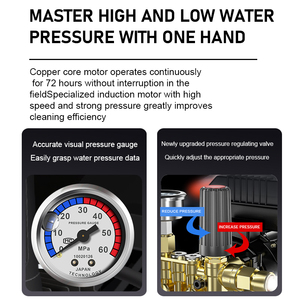 Nettoyeur haute pression 220V 2KW 2300 PSI avec pistolet à eau et enrouleur de tuyau pour station de lavage automobile longue portée haute pression 220V 2KW - Product Image 5