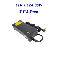Adaptateur secteur AC DC 5,5*2,5 mm 19V 3,42A 65W pour ordinateur portable Lenovo