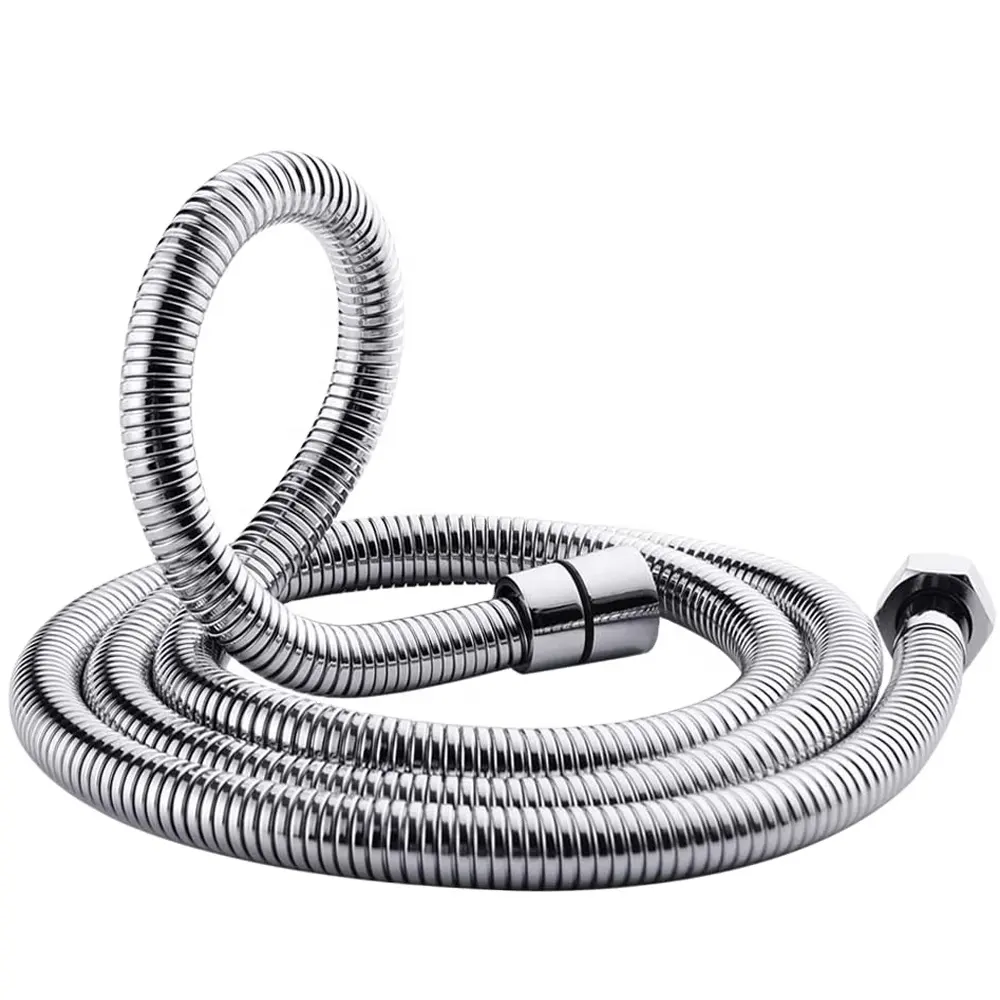 59 inch to 70inch Ultra-Flexible Metal Stainless Steel Chrome Shower Hose 360 degree Anti-twist hand held shower hose