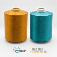 Fil DTY recyclé 100% Nylon 6/66 haute ténacité pour la couture de chaussettes et le tricot à la main