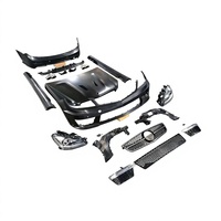 Nouveau kit carrosserie Mercedes-Benz Classe C W204 Pare-chocs avant/arrière Capot Ailes Jupes latérales Fixation par boulons Matériau PP Ajustement parfait à 100 %