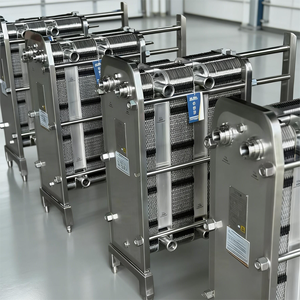 เครื่องแลกเปลี่ยนความร้อนแบบแผ่นสแตนเลส KEDUN รุ่น Wide <span class=keywords><strong>Gap</strong></span> สำหรับของเหลวหนืดหรือสารละลาย วัสดุ SS316L 18 3.0MPa - Product Image 4