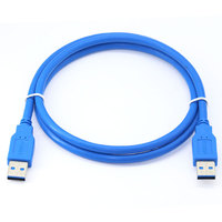 Cable de Datos USB 3.0 Macho a Macho de Doble Cabeza con Conductor de Cobre para Transferencia de Datos en Computadoras Personales y Teléfonos Móviles
