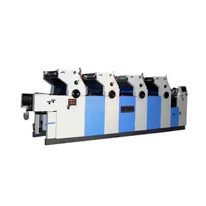 Hoge Snelheid 4.25kw Vier Kleuren Drukmachine Multicolor Flatbed Printer Voor Papier