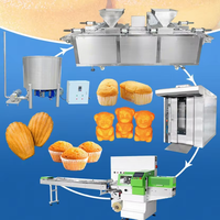 Ligne de production complète automatique de muffins et de petits gâteaux, machine à gâteaux très vendue, ligne de production de muffins