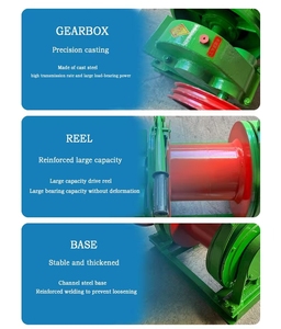 1 tấn DIESEL miễn phí rơi tời dễ vận hành dây thép cần cẩu thuyền vật liệu thép tự động - Product Image 3