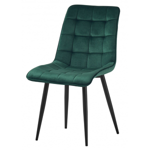 Silla de Comedor Moderna de Tela <span class=keywords><strong>Verde</strong></span> para Cocina, Cómoda Silla de Comedor Tapizada Personalizada para Restaurante con Patas de Metal - Product Image 5