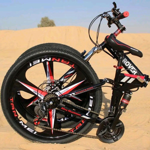 Bicicleta de Carretera de 26 Pulgadas con 21 Velocidades, Plegable, Cómoda, con Frenos de Disco, Envío Gratuito, Cuadro de Aleación de Aluminio para Desplazamientos Diarios - Product Image 1
