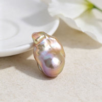 Perles baroques d'eau douce naturelles de qualité AAAA, 16-25 mm, blanches, multicolores, violettes, grandes, irrégulières, sans trou, pour la fabrication de bijoux