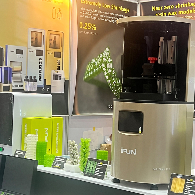 IFUN Gold Giant 14K 3D Printers, High Accuracy Jewelry 3D Casting Printers High Quality Resin for 3D Printers Machine Wholesale