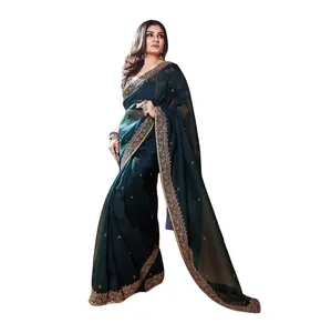 Indian Trending Beautifully Designed Saree Premium Quality Saree for Women Party and Wedding Wear Wholesale Price