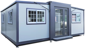 Casa Contenedor Expandible para Alojamiento de Trabajadores, Edificio de Oficinas Modular Plegable, Panel Sándwich Transpirable - Product Image 2