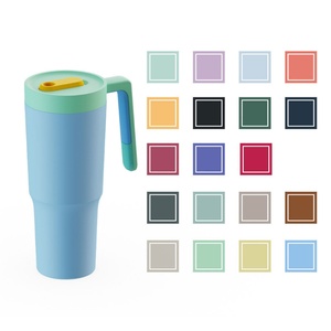 <b>Hot</b> Selling 40oz Insulated Stainless Steel Eco-Friendly Travel Mug Tumbler <b>Hot</b> and Cold Vacuum with Lid and Straw - Product Image 4