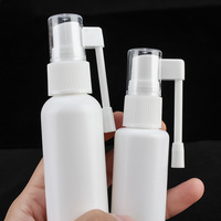 360 degrés rotatif fine brume nez pompe de nettoyage pulvérisateur bouteille 30/60ml blanc éléphant tronc conception quantité minimale de commande 100 pièces