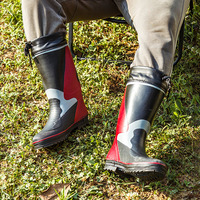 Bottes de pluie imperméables pour hommes, personnalisées, très demandées, en caoutchouc souple, pour la pêche et le travail en extérieur, adaptées à l'hiver, l'été, l'automne et le printemps