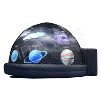 Dôme de planétarium gonflable professionnel portable avec ventilateur intégré, en tissu Oxford, impression numérique, couleur personnalisée pour événements