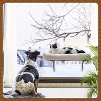 Lit chaud et amovible pour animaux de compagnie, hamac mural confortable pour chat, fenêtre suspendue pour chat, lit hamac