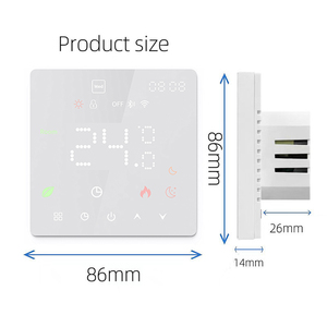 Tuya wifi thông minh 3A/16A điện/nước sưởi ấm sàn tĩnh nhiệt chuyển đổi cảm ứng Bảng điều chỉnh nhiệt độ phòng điều khiển cho khách sạn/nhà - Product Image 6