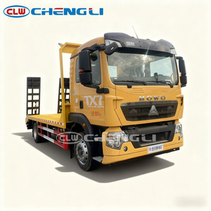Camion de remorquage à plateau Sinotruk HOWO 4x2 6 tonnes, véhicule de récupération d'urgence robuste pour le sauvetage routier et les voitures en panne sur autoroute - Product Image 4