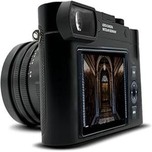 กล้องดิจิตอลสีดำคุณภาพเยี่ยม Q3 60 พร้อมเลนส์ กันน้ำ ไม่มีกระจก ความละเอียดวิดีโอ 1080p เซ็นเซอร์ CMOS - Product Image 1
