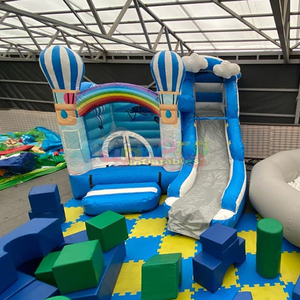 Commercial grade kids chateau gonflable indoor <b>inflatable</b> bounce <b>house</b> flight bouncy castle with slide - Product Image 2