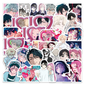 สติกเกอร์อะนิเมะ jjjjba 1000การออกแบบที่แปลกประหลาด50ชิ้น/เซ็ตสติกเกอร์กันน้ำคอลเลกชันสติกเกอร์ตกแต่ง - Product Image 4