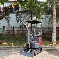 Mini-excavatrice sur chenilles de 1,5 tonne pour usage domestique, livraison gratuite, Euro5 EPA, durable, robuste, fiable, excavatrice hydraulique