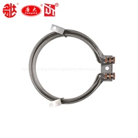 Tubes chauffants électriques personnalisés Datang, lot de 6 pour poêle à air chaud 220V, construction métallique haute température, garantie 2 ans