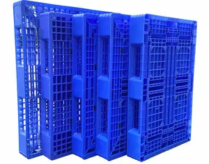 1100*1100*150mm The repairable six runners back grid heavy HDPE tubes Plastic pallet