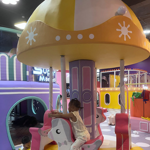 Manège Électrique Personnalisé et Économique avec Chevaux Souples – Équipement de Jeu Doux pour Enfants pour Aire de Jeux Intérieure - Product Image 2