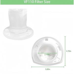 Filtre à vide Black & Decker VF110 compatible avec CHV1210 CHV1410 CHV1510 BDH2000L, pièce 90558113-01 - Product Image 4