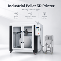 Nouvelle imprimante 3D industrielle grand format à granulés, diamètre de granulés 1,0-3,0 mm, plateau chauffant, structure fermée, impression directe
