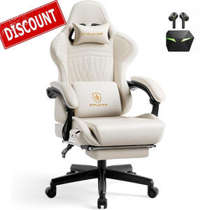 Individuell Anpassbarer Günstiger Gaming-Stuhl aus Anji, Kostenloses Muster, Ergonomischer Liegender PC Gamer Sessel, Gaming-Stuhl mit Lautsprechern und Massage - Product Image 1