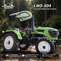 Tracteur à roues LAWNIO avec grand réservoir de carburant, performances longue durée, production agricole continue sans arrêt
