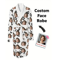 Ensemble de robe de nuit en flanelle double de luxe confortable et douce pour femmes et hommes