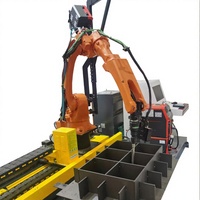 Robot de soldadura automático sin necesidad de programación con nueva función de 7 ejes, adecuado para operaciones con vigas metálicas